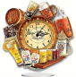 Preview: Diamond Painting 5D DIY Diamantmalerei-Set Bier Uhr